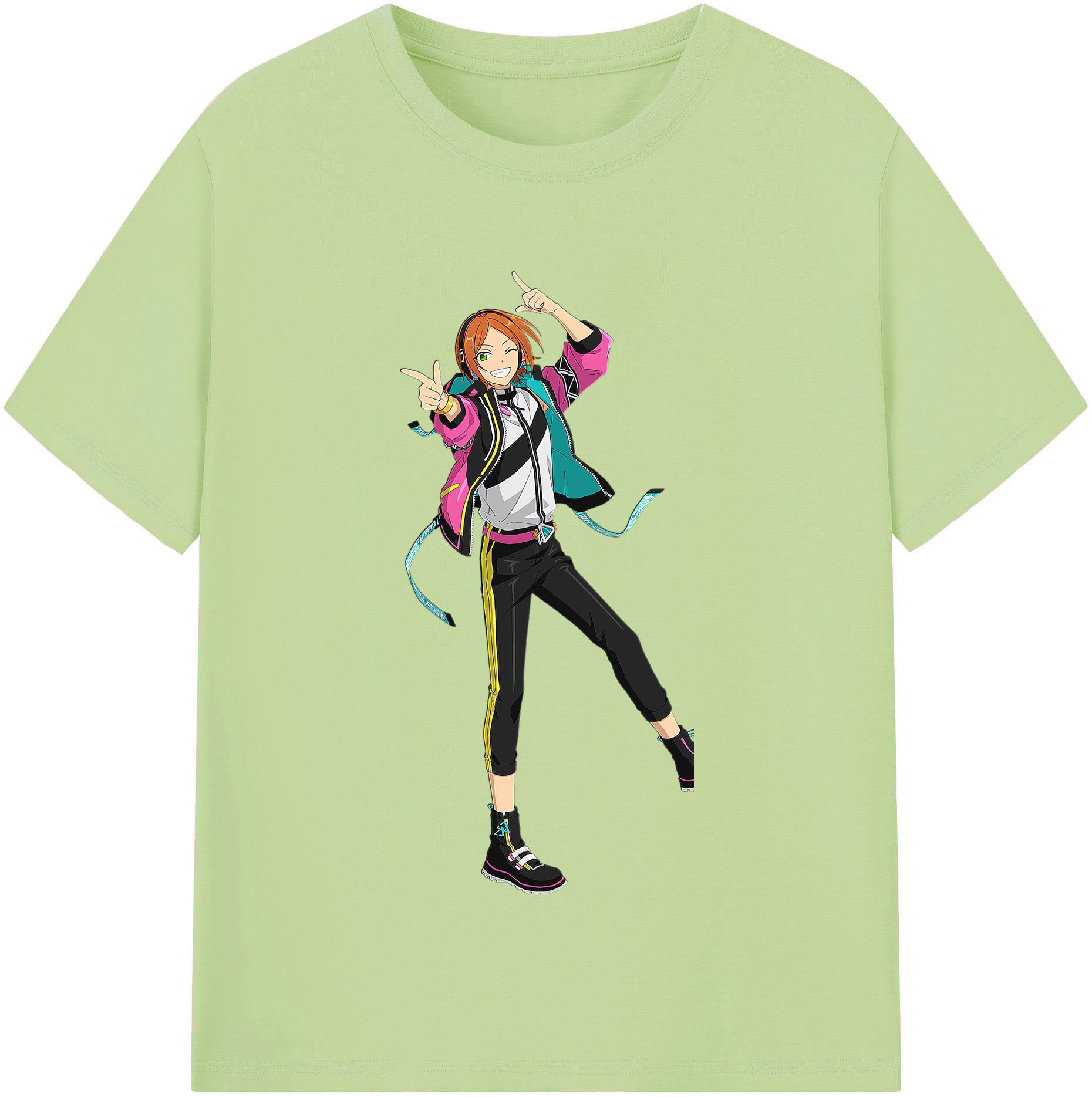 （画像用） あんさんぶるスターズ! Ensemble Stars 綿100％半袖Tシャツ（フロントプリント）
